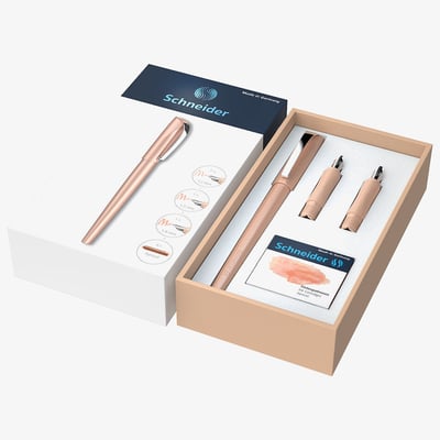 Schneider Callissima Fountain Pen Gift Set - Apricot