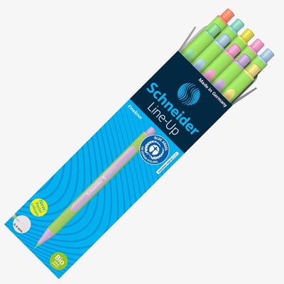 Schneider Line-Up Fineliner Pens - Pastel Assorted Colours (Pack of 10)