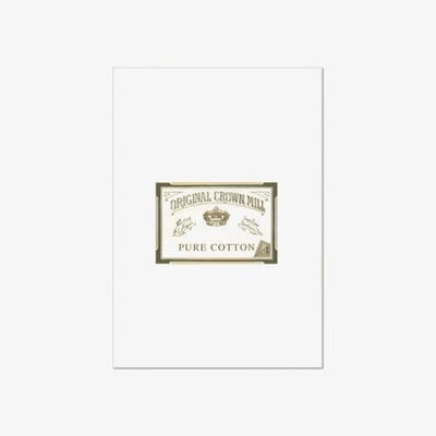 Crown Mill Pure Cotton A4 Paper Pad - 50 Sheets - White