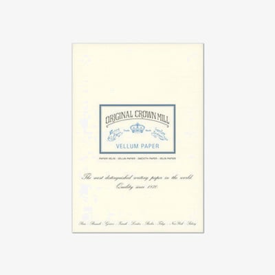 Crown Mill Vellum A4 Paper Pad - 50 Sheets - Cream