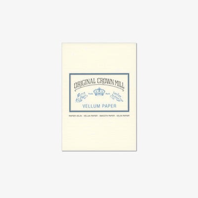 Crown Mill Vellum A5 Paper Pad - 50 Sheets - Cream