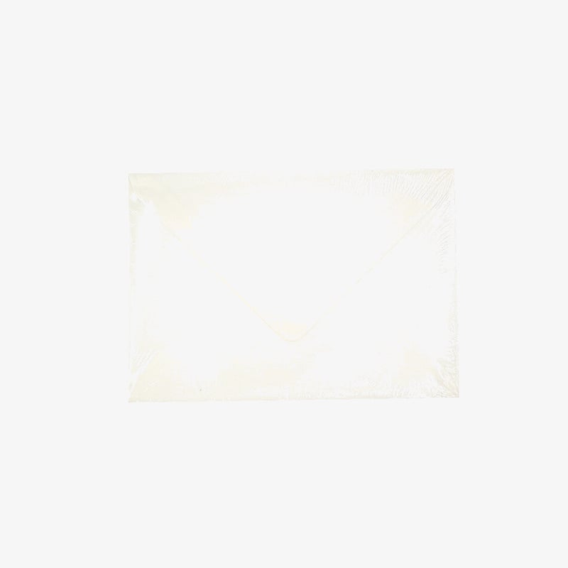 White Pure Cotton cards and matching envelopes