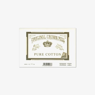 Crown Mill Pure Cotton C6 Envelopes - Pack of 25 - White