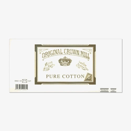 White Pure Cotton DL envelope pack with its branded label