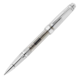 Cross Bailey Light Ballpoint Pen - Translucent Clear Resin with Bright Chrome Trim