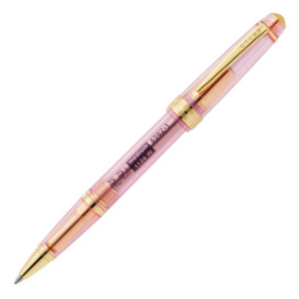 Cross Bailey Light Ballpoint Pen - Translucent Pink Sapphire Resin with Gold Trim