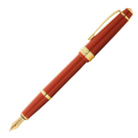 Cross Bailey Light Fountain Pen - Amber Resin with Gold Plated Trim - Picture 1