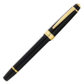 Cross Bailey Light Fountain Pen - Black Resin Gold Plated Trim - Picture 2
