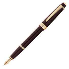 Cross Bailey Light Fountain Pen - Burgundy Resin with Gold Plated Trim