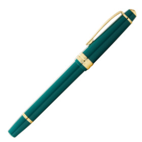 Cross Bailey Light Fountain Pen - Green Resin with Gold Plated Trim - Picture 3