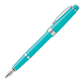 Cross Bailey Light Fountain Pen - Teal Chrome Trim - Picture 1