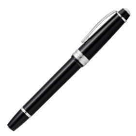 Cross Bailey Light Rollerball Pen - Black Chrome Trim - Picture 3