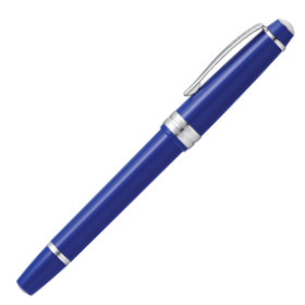 Cross Bailey Light Rollerball Pen - Blue Chrome Trim - Picture 2