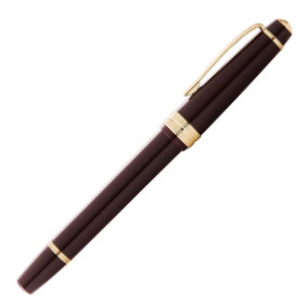 Cross Bailey Light Rollerball Pen - Burgundy Resin with Gold Plated Trim - Picture 3