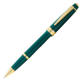 Cross Bailey Light Rollerball Pen - Green Resin with Gold Plated Trim