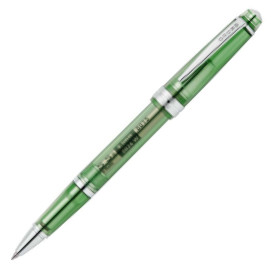 Cross Bailey Light Rollerball Pen - Translucent Green Resin with Bright Chrome Trim