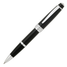 Cross Bailey Rollerball Pen - Black Lacquer Chrome Trim