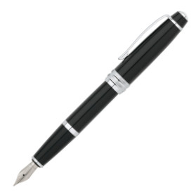 Cross Bailey Rollerball Pen - Black Lacquer Chrome Trim - Picture 1