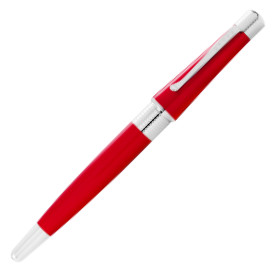 Cross Beverly Fountain Pen - Red Lacquer Chrome Trim - Picture 2