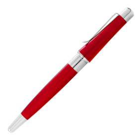 Cross Beverly Fountain Pen - Red Lacquer Chrome Trim - Picture 3