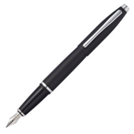 Cross Calais Fountain & Ballpoint Pen Set - Matte Black Chrome Trim - Picture 1
