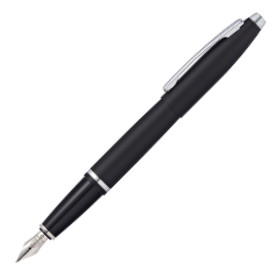 Cross Calais Fountain Pen - Matte Black Chrome Trim - Picture 1