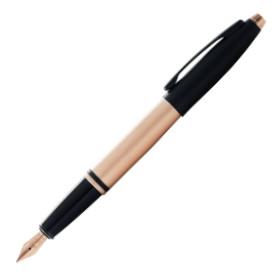 Cross Calais Fountain Pen - Rose Gold Trim - Picture 1