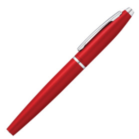 Cross Calais Rollerball Pen - Metallic Crimson Chrome Trim - Picture 3