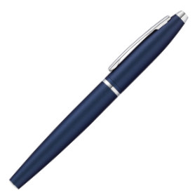 Cross Calais Rollerball Pen - Midnight Blue Chrome Trim - Picture 3