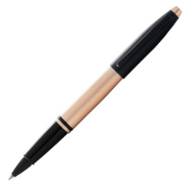Cross Calais Rollerball Pen - Rose Gold Black Trim