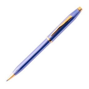 Cross Century II 2024 Spring Collection Ballpoint Pen - Lavender Blue Gold Trim