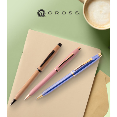 Cross Century II 2024 Spring Collection Ballpoint Pen - Smoky Pink Rose Gold Trim - Picture 1