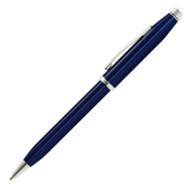 Cross Century II Ballpoint Pen - Translucent Blue Rhodium Trim - Picture 1
