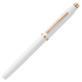Cross Century II Fountain Pen - Pearlescent White Rose Gold Trim - Picture 2
