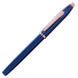 Cross Century II Fountain Pen - Translucent Blue Rose Gold Trim - Picture 2