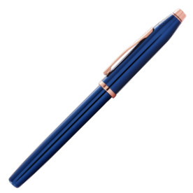 Cross Century II Fountain Pen - Translucent Blue Rose Gold Trim - Picture 3