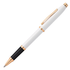 Cross Century II Rollerball Pen - Pearlescent White Rose Gold Trim - Picture 1