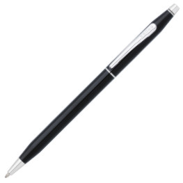 Cross Classic Century Ballpoint Pen - Black Lacquer Chrome Trim