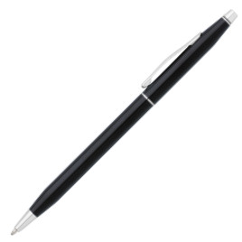 Cross Classic Century Ballpoint Pen - Black Lacquer Chrome Trim - Picture 1