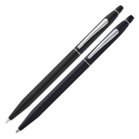 Cross Click Ballpoint Pen and Pencil Set - Classic Black - Picture 1