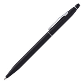 Cross Click Ballpoint Pen - Classic Black Chrome Trim - Picture 1