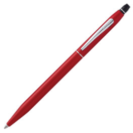 Cross Click Ballpoint Pen - Crimson Chrome Trim