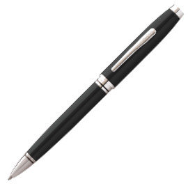 Cross Coventry Ballpoint Pen - Black Lacquer Chrome Trim