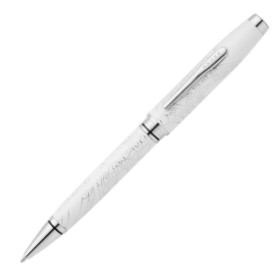 Cross Coventry Zodiac Ballpoint Pen - Year of the Snake - Pearl White Lacquer Chrome Trim