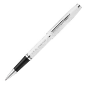 Cross Coventry Zodiac Rollerball Pen - Year of the Snake - Pearl White Lacquer Chrome Trim