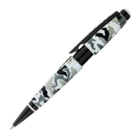 Cross Edge Rollerball Pen - Grey Camo Print PVD Trim - Picture 1