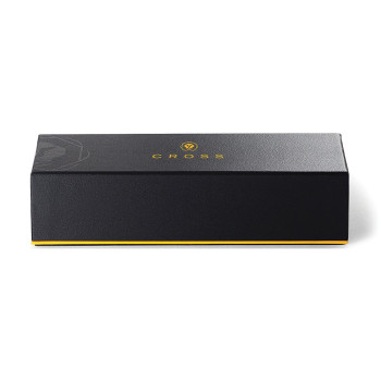 Cross Edge Rollerball Pen - Matte Black Lacquer Gold Trim - Picture 2