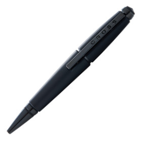 Cross Edge Rollerball Pen - Matte Black Lacquer PVD Trim - Picture 2