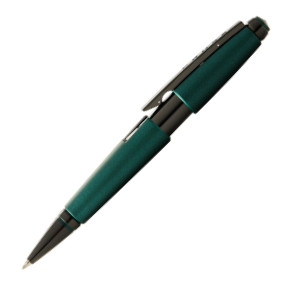 Cross Edge Rollerball Pen - Matte Green Lacquer PVD Trim - Picture 1