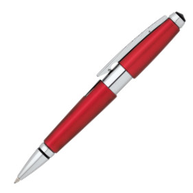 Cross Edge Rollerball Pen - Metallic Red - Picture 1